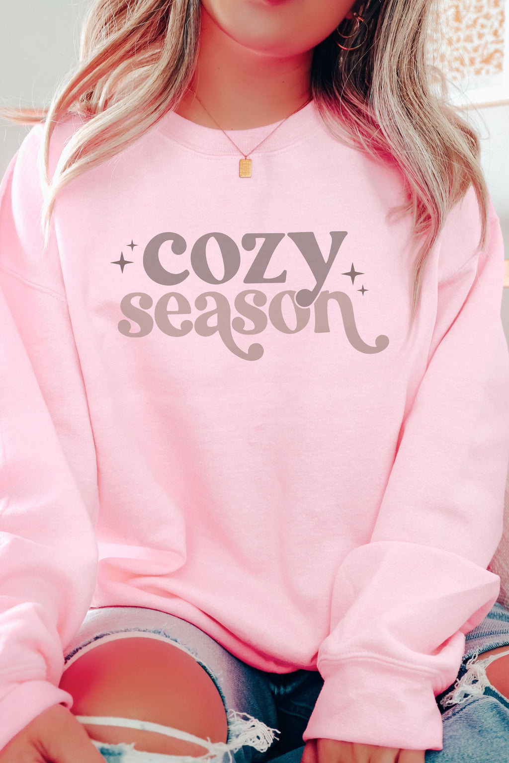 Cozy Season Heavy-weight Crew Sweatshirt product image 1