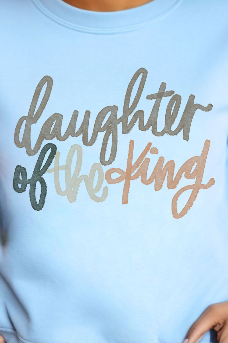 Daughter Of The King Heavy-weight Crew Sweatshirt product image 2