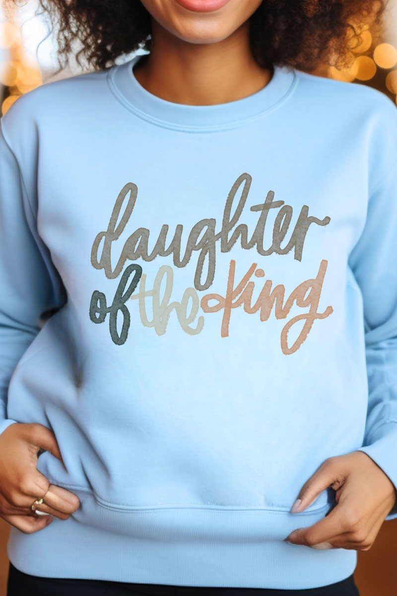 Daughter Of The King Heavy-weight Crew Sweatshirt product image 1