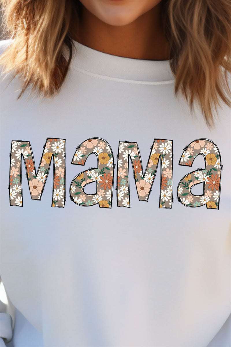 Floral Boho Mama Heavy-weight Crew Sweatshirt product image 2
