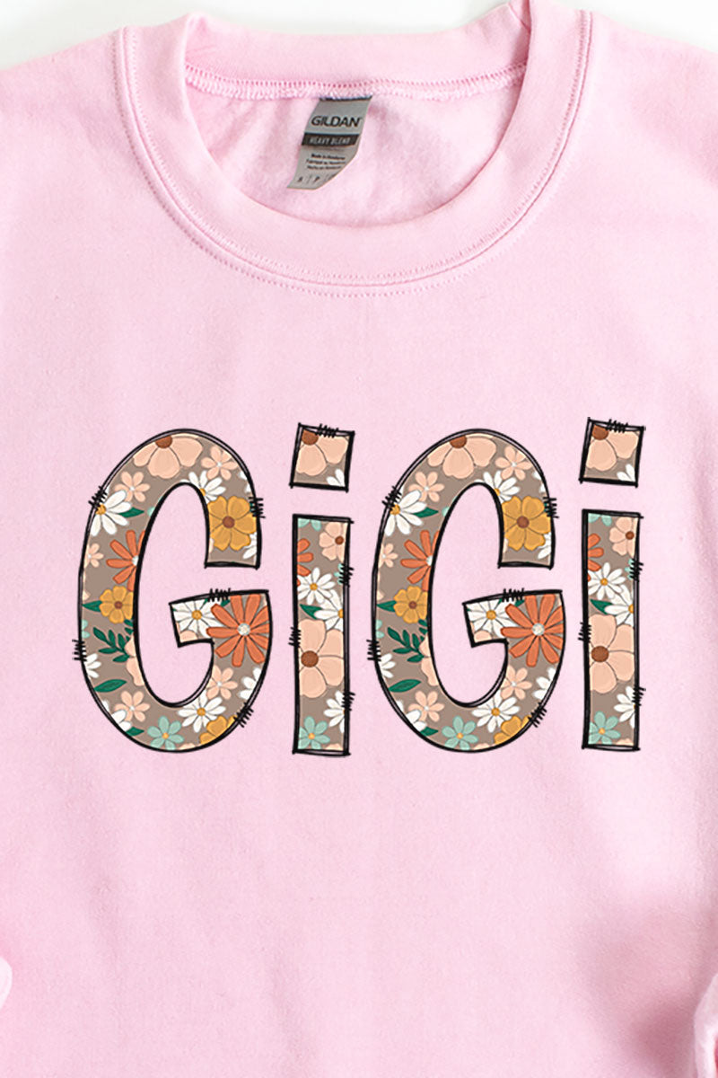 Floral Boho GiGi Heavy-weight Crew Sweatshirt product image 2