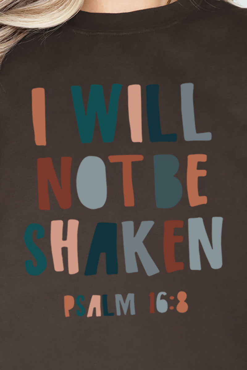 I Will Not Be Shaken Heavy-weight Crew Sweatshirt product image 2