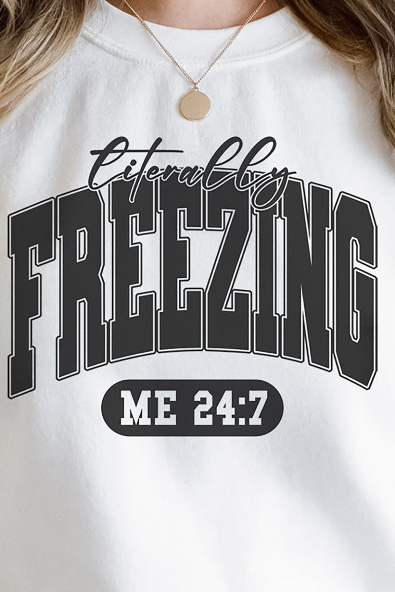 Literally Freezing Heavy-weight Crew Sweatshirt product image 2