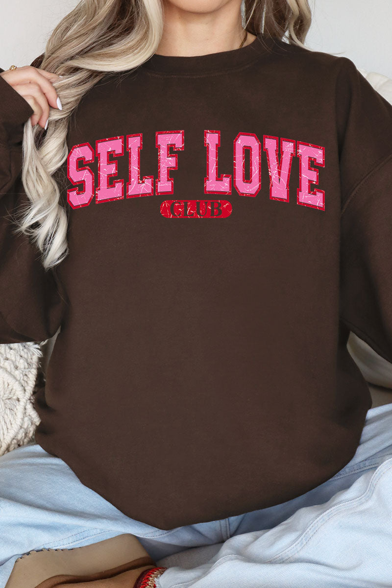 Vintage Self Love Club Heavy-weight Crew Sweatshirt product image 1