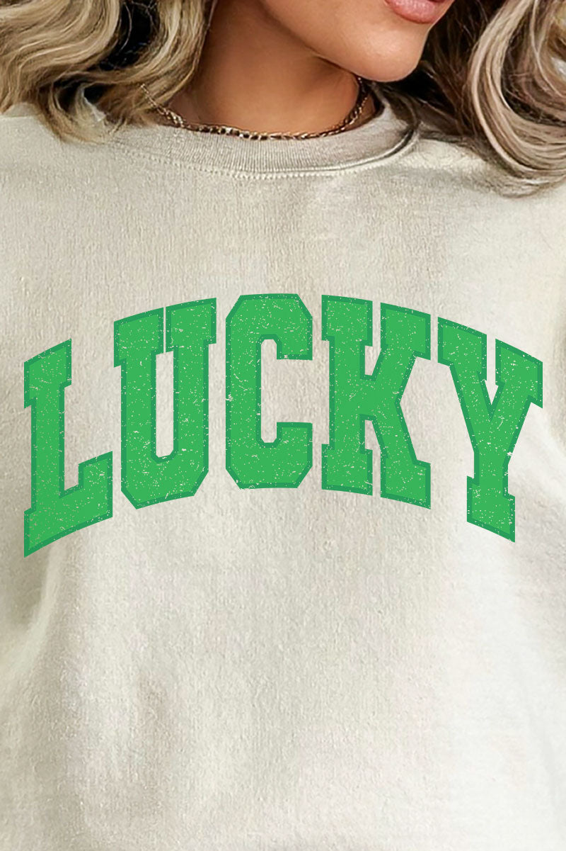 Vintage Varsity Lucky Heavy-weight Crew Sweatshirt product image 2