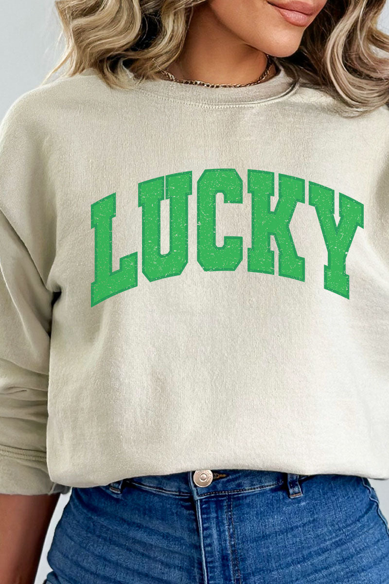 Vintage Varsity Lucky Heavy-weight Crew Sweatshirt product image 1