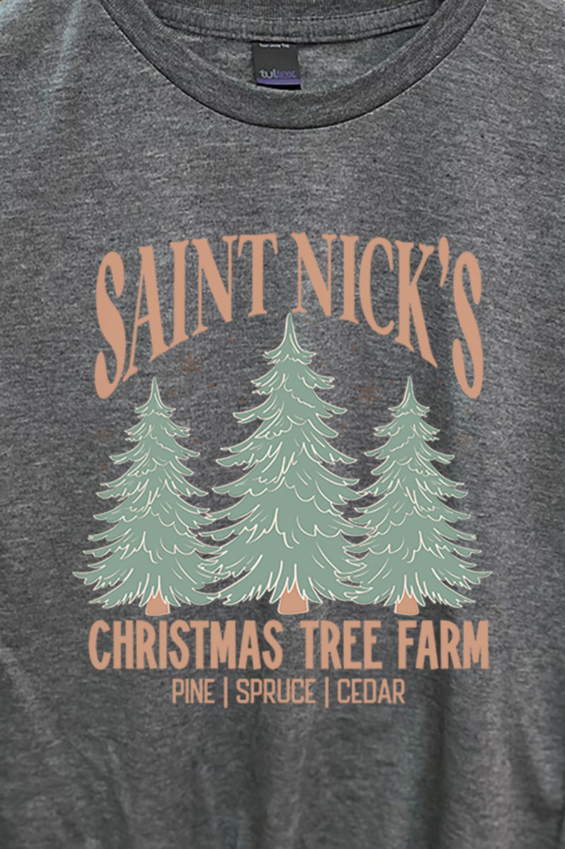 Saint Nick's Christmas Tree Farm Unisex Blend Tee product image 2