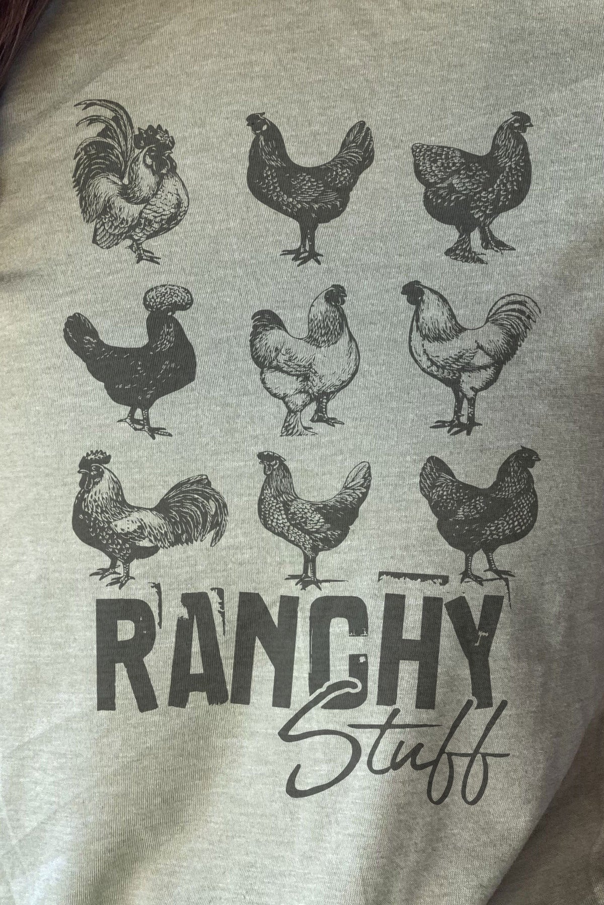 Ranchy Chicken Stuff Unisex Poly-Rich Blend Tee product image 2