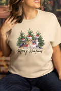 Dog Merry Woofmas Short Sleeve Relaxed Fit T-Shirt product image 1