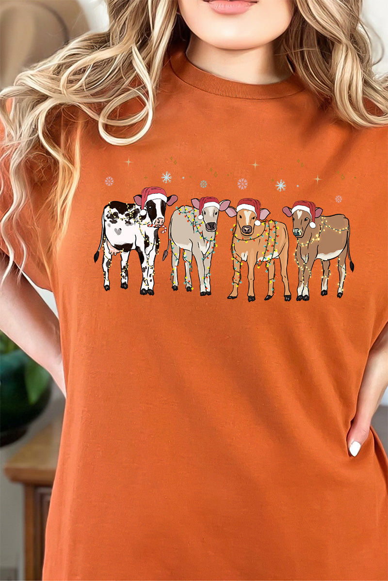 Farm Animals Country Christmas Short Sleeve Relaxed Fit product image 1