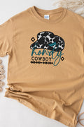 Faux Embroidery Howdy Cowboy Transfer Short Sleeve Relaxed product image 1