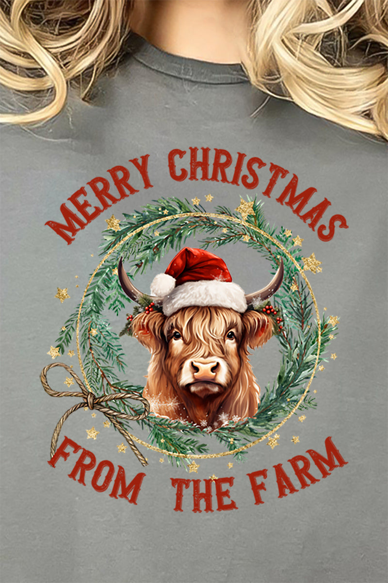 From The Farm Merry Christmas Short Sleeve Relaxed Fit product image 2