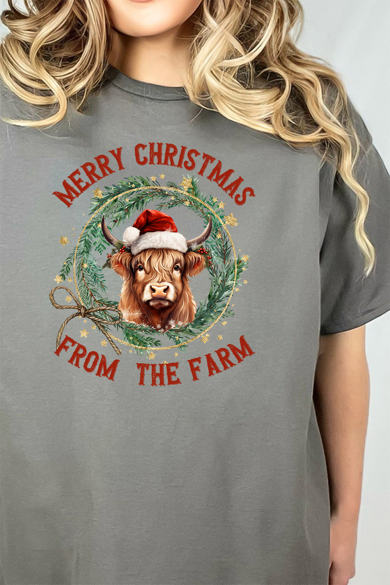 From The Farm Merry Christmas Short Sleeve Relaxed Fit product image 1