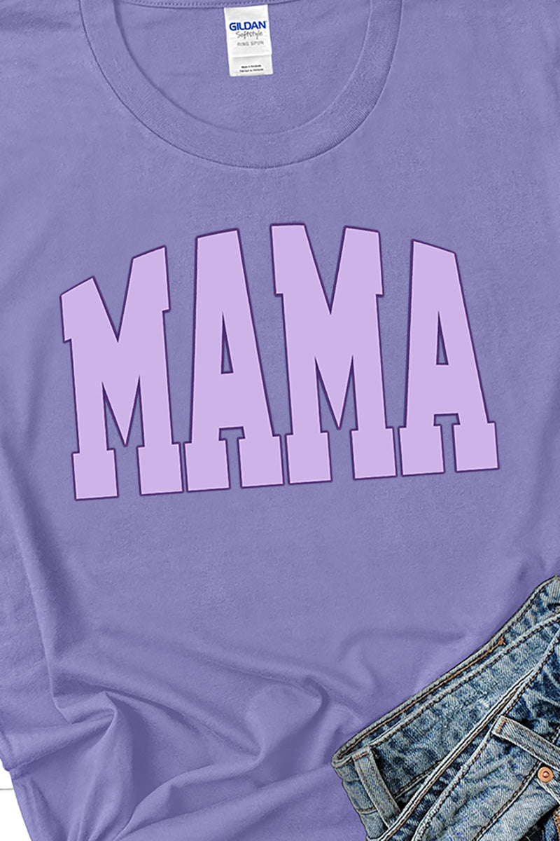 Lavender Arched Mama Short Sleeve Relaxed Fit T-Shirt product image 2