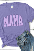 Lavender Arched Mama Short Sleeve Relaxed Fit T-Shirt product image 1