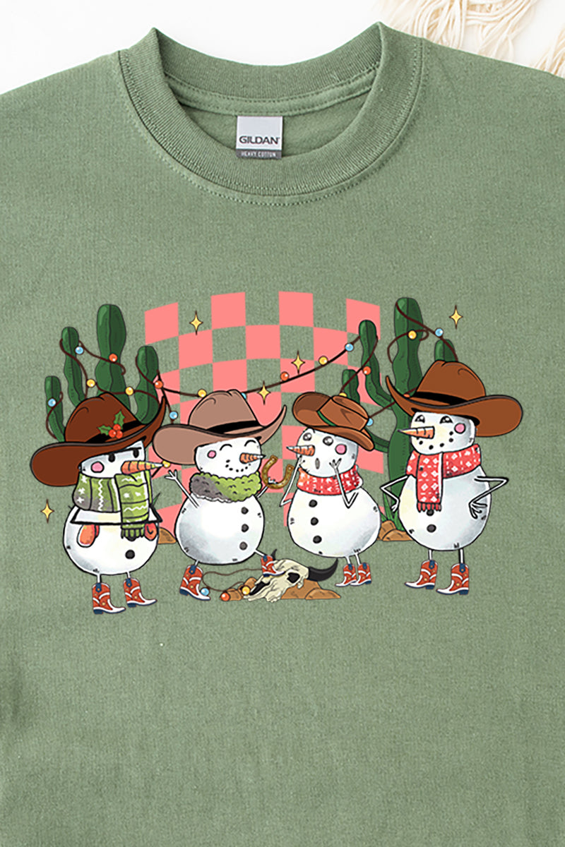 Snow Country Western Christmas Short Sleeve Relaxed Fit product image 2
