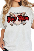 Baseball Home Plate Red And Black Short Sleeve Relaxed Fit product image 1