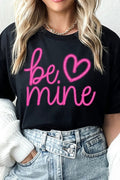 Be Mine Faux Tinsel Transfer Short Sleeve Relaxed Fit product image 1