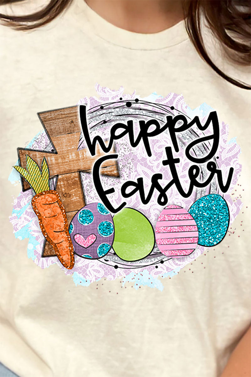 Cross Happy Easter Short Sleeve Relaxed Fit T-Shirt product image 2