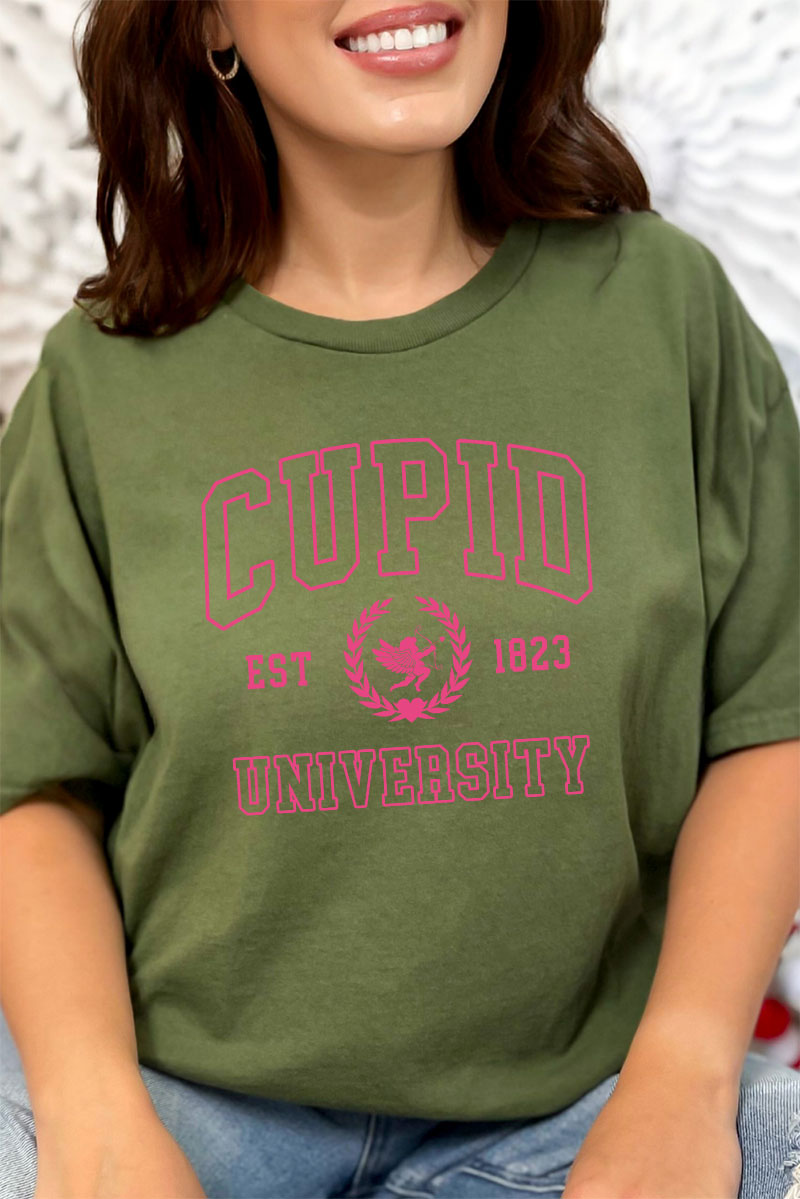 Cupid University Short Sleeve Relaxed Fit T-Shirt product image 1