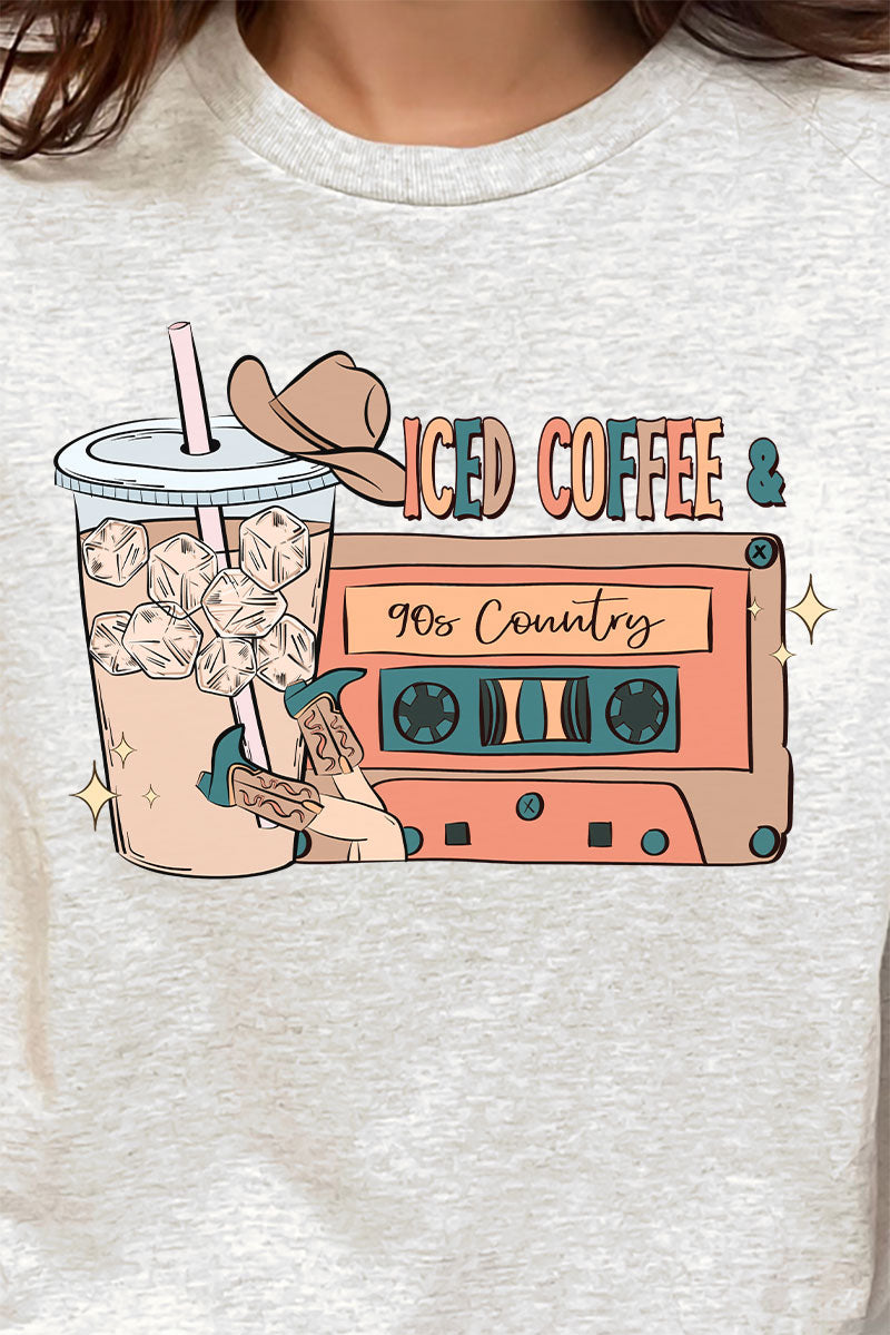 Iced Coffee And 90's Country Short Sleeve Relaxed Fit product image 2