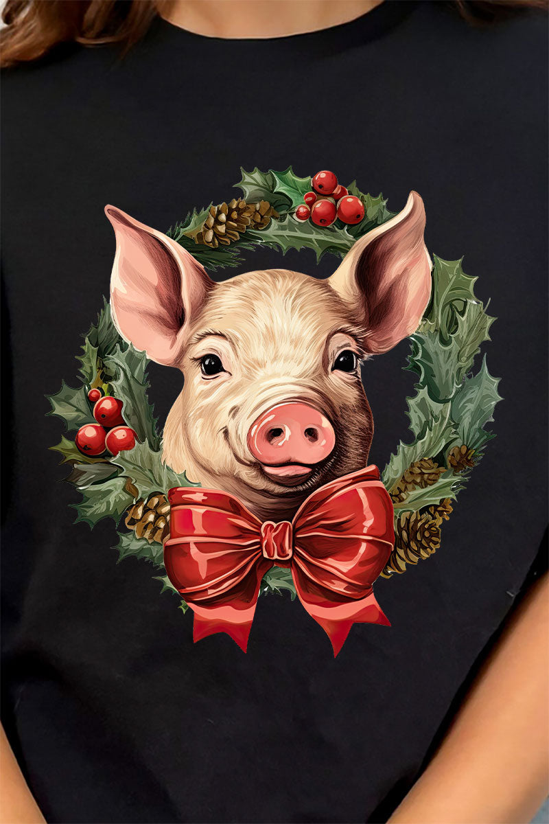 Little Piggy Christmas On The Farm Short Sleeve Relaxed Fit product image 2
