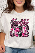 Pink Love Like Jesus Short Sleeve Relaxed Fit T-Shirt product image 1