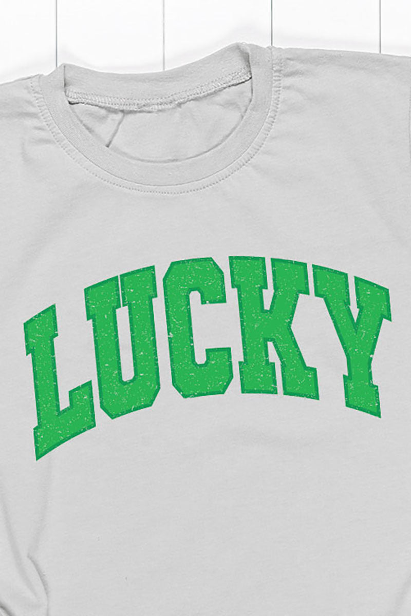 Vintage Varsity Lucky Short Sleeve Relaxed Fit T-Shirt product image 2