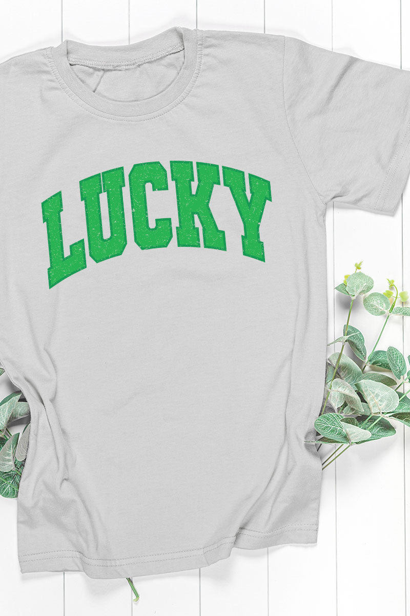Vintage Varsity Lucky Short Sleeve Relaxed Fit T-Shirt product image 1