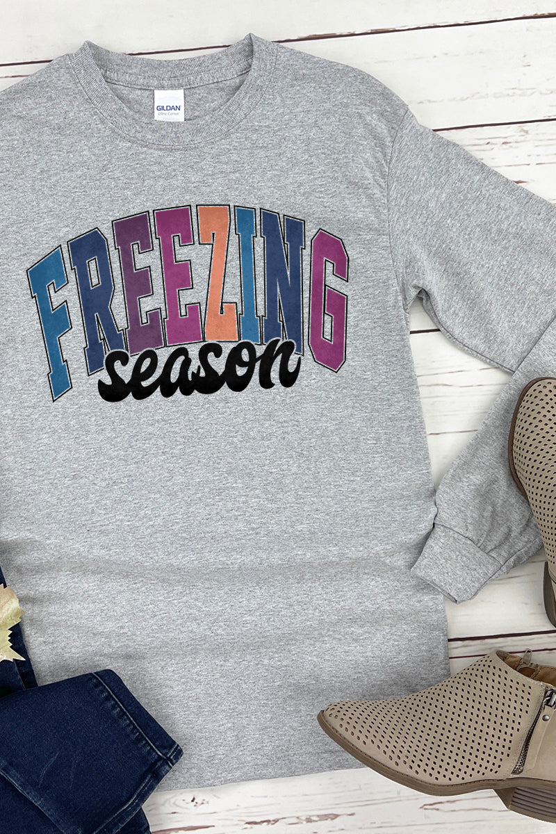 Freezing Season Heavy Cotton Long Sleeve Adult T-Shirt product image 1