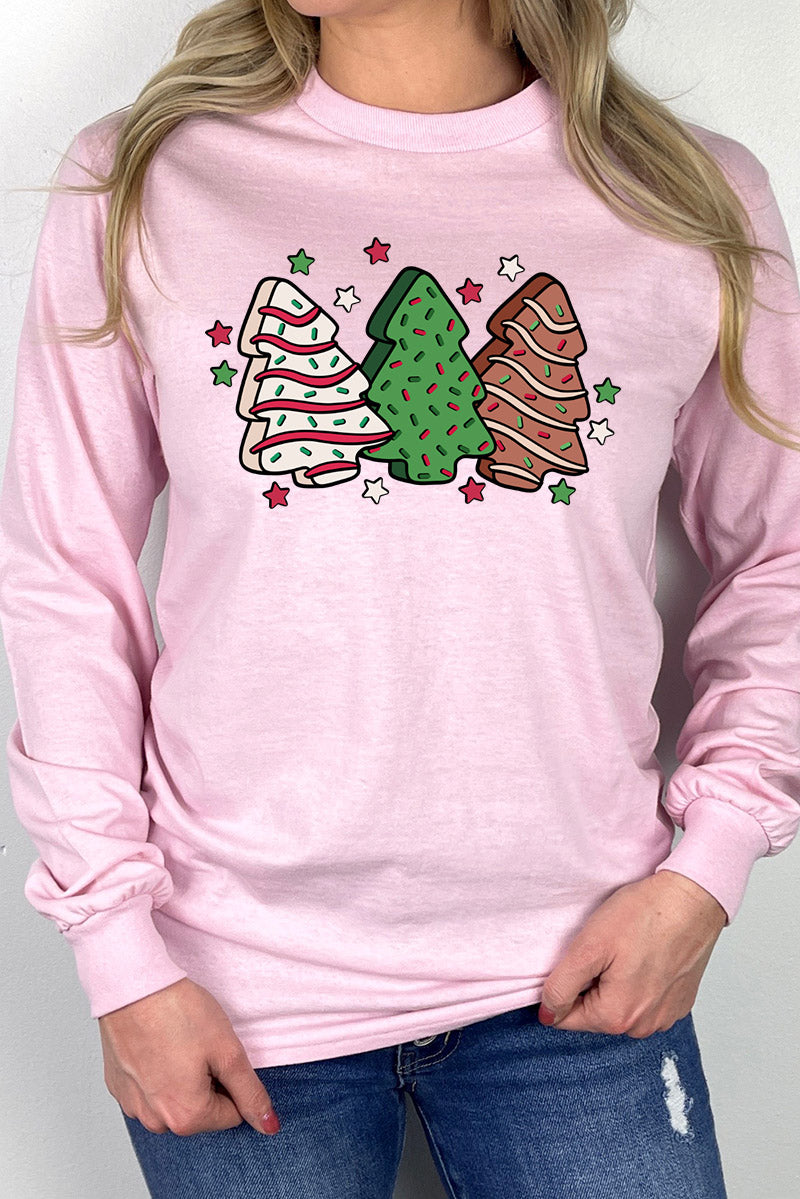Stars For Christmas Tree Cakes Heavy Cotton Long Sleeve product image 1