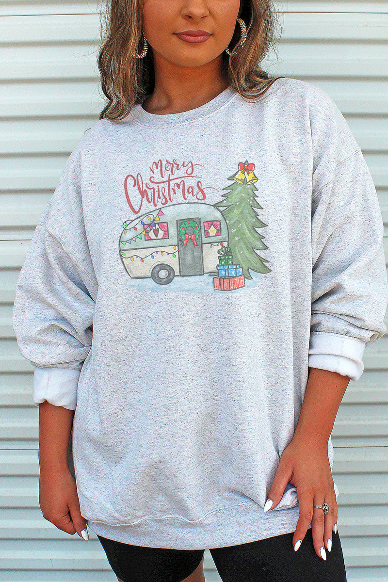 Camper Merry Christmas Unisex NuBlend Crew Sweatshirt product image 1