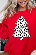 Dalmatian Spots Christmas Tree Unisex NuBlend Crew product image 1