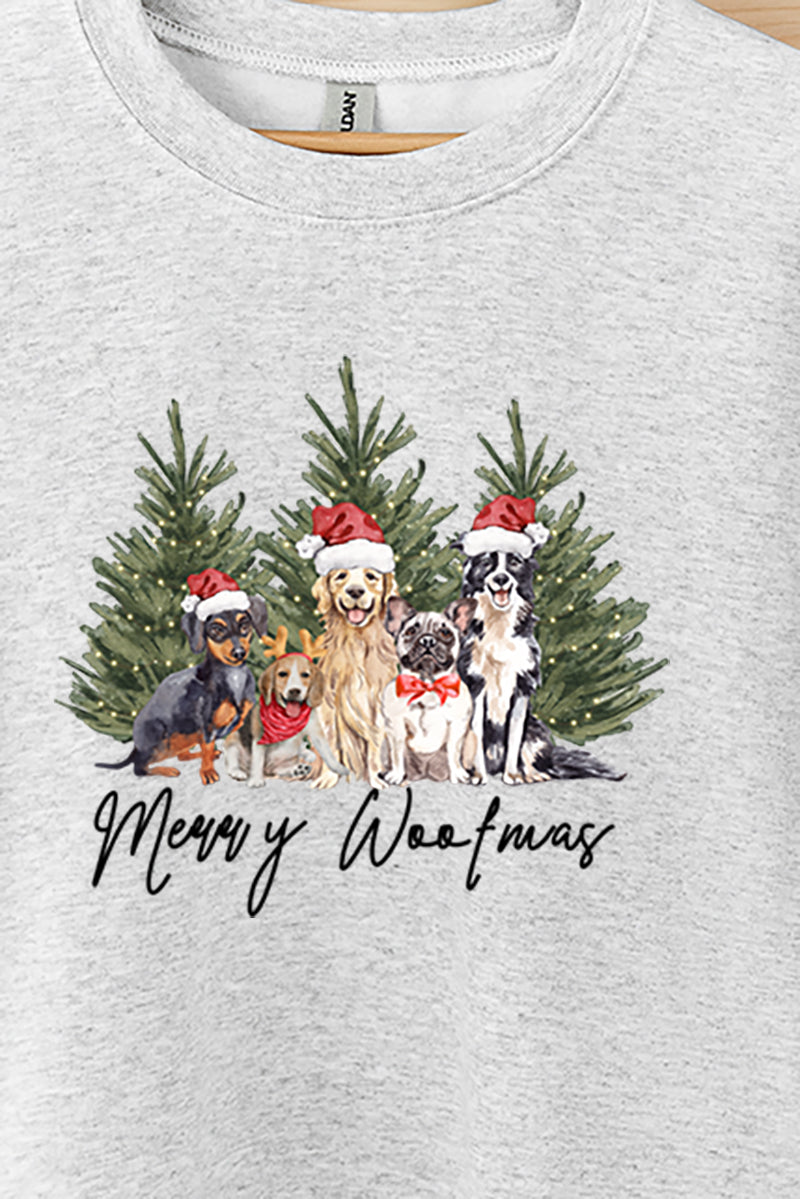Dog Merry Woofmas Unisex NuBlend Crew Sweatshirt product image 2