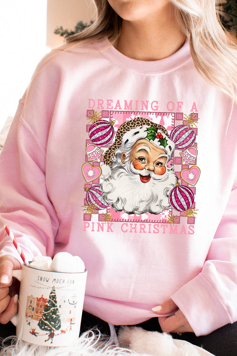 Dreaming Of A Pink Christmas Unisex NuBlend Crew Sweatshirt product image 1