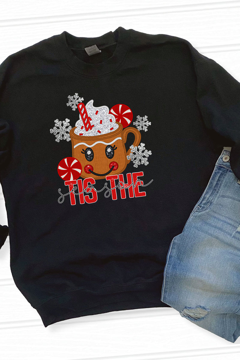 Faux Embroidery 'Tis The Season Transfer Unisex NuBlend product image 1