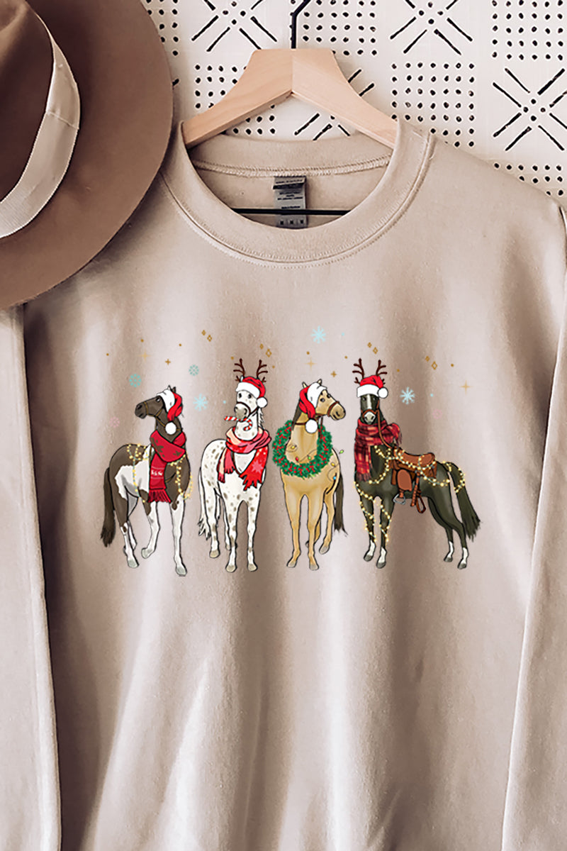 Horse Country Christmas Unisex NuBlend Crew Sweatshirt product image 2