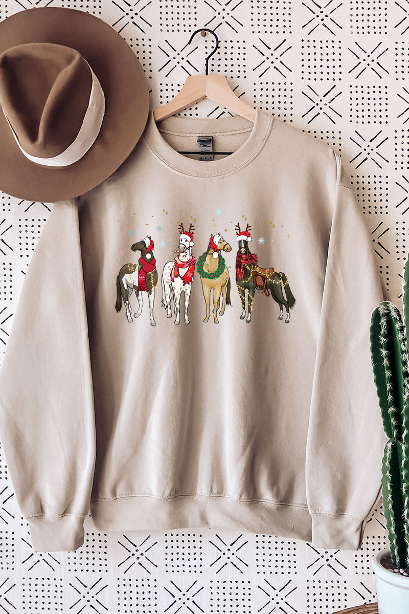 Horse Country Christmas Unisex NuBlend Crew Sweatshirt product image 1