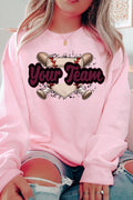 Baseball Home Plate Maroon And Black Unisex NuBlend Crew product image 1
