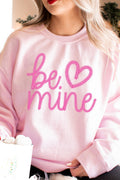 Be Mine Faux Tinsel Transfer Unisex NuBlend Crew Sweatshirt product image 1