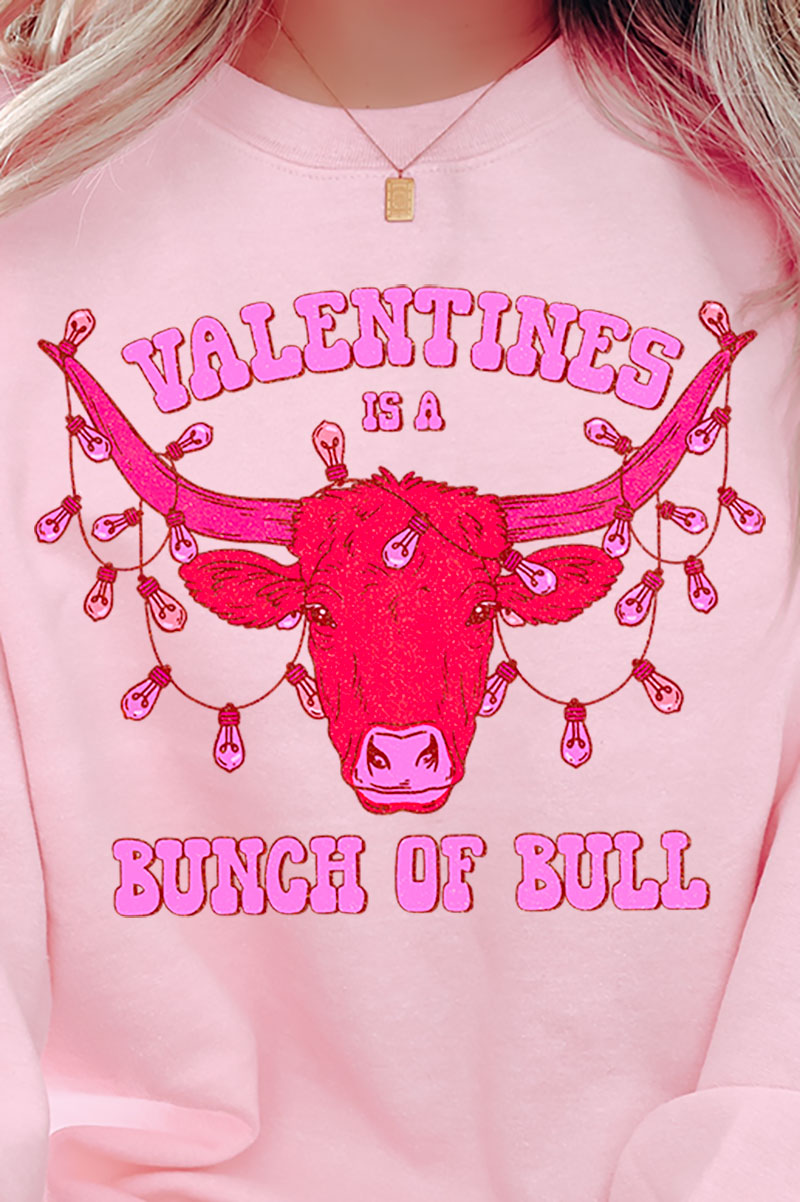Bunch Of Bull Valentines Unisex NuBlend Crew Sweatshirt product image 2