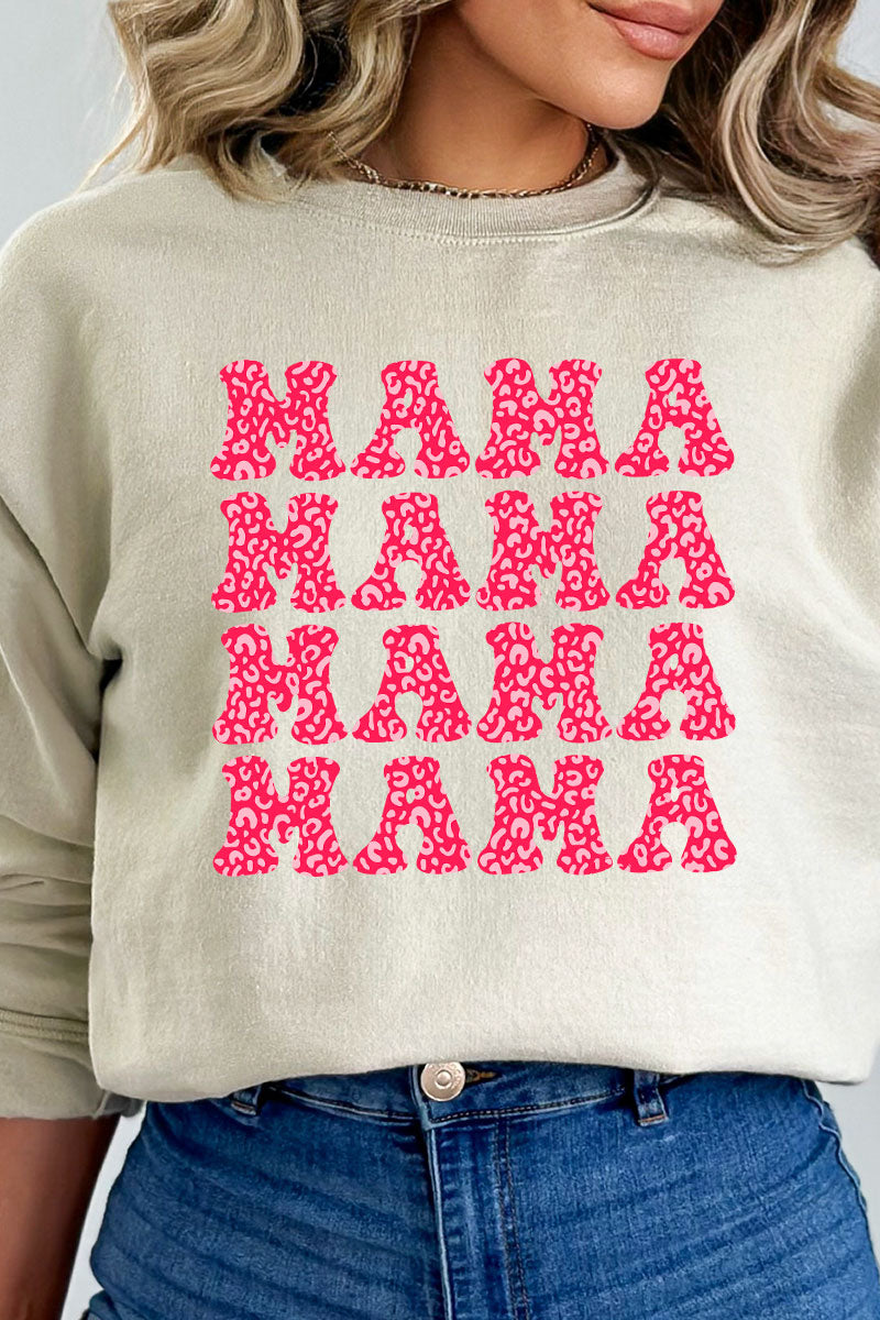 Stacked Cheetah Mama Unisex NuBlend Crew Sweatshirt product image 1