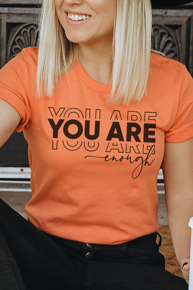 Stacked You Are Enough Softstyle Adult T-Shirt product image 1