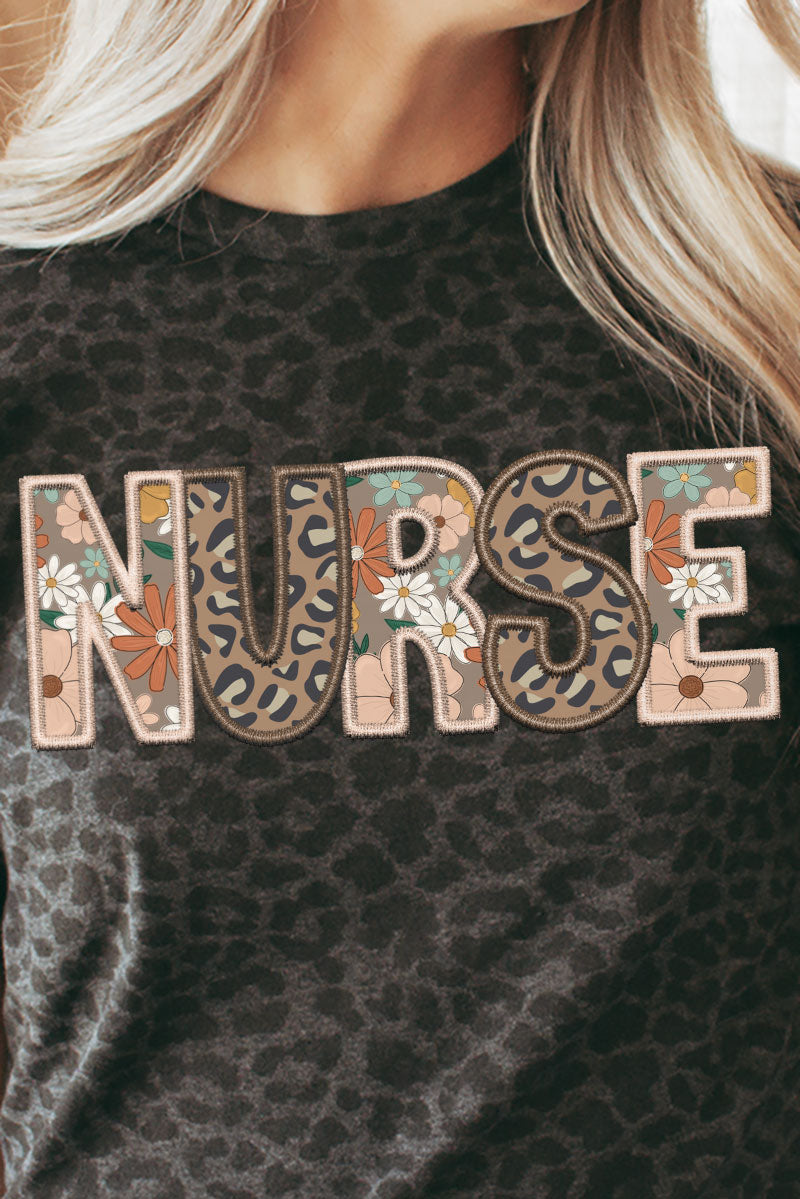 Boho Nurse Faux Embroidery Transfer Fine Jersey Tee product image 2