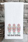 Nuts About Christmas Waffle Kitchen Towel