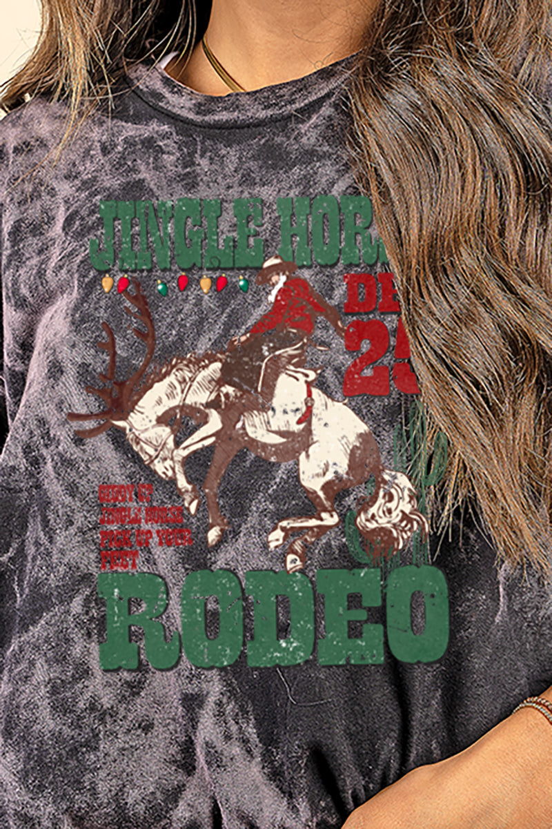 Jingle Horses Rodeo Vintage T-Shirt product image 2
