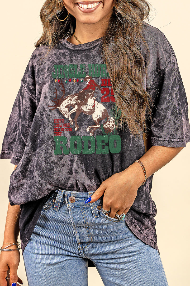 Jingle Horses Rodeo Vintage T-Shirt product image 1