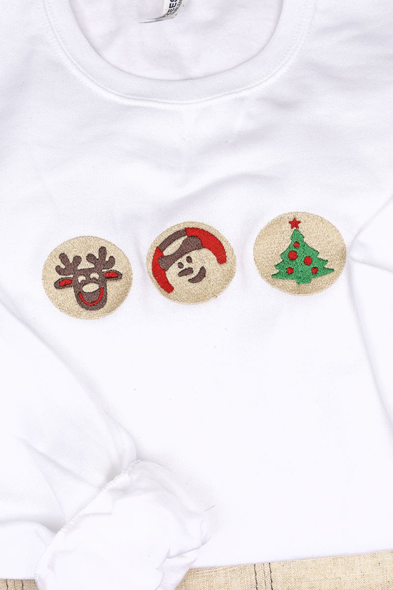 Embroidered Christmas Cookie Season Unisex NuBlend Crew product image 2