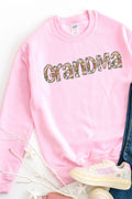Floral Boho Grandma Heavy-weight Crew Sweatshirt product image 1